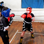 Nicolas im Sparring